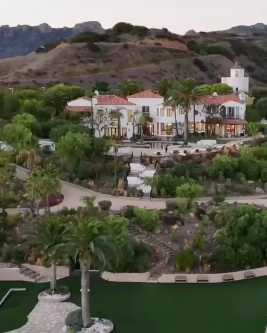 The estate grounds from above