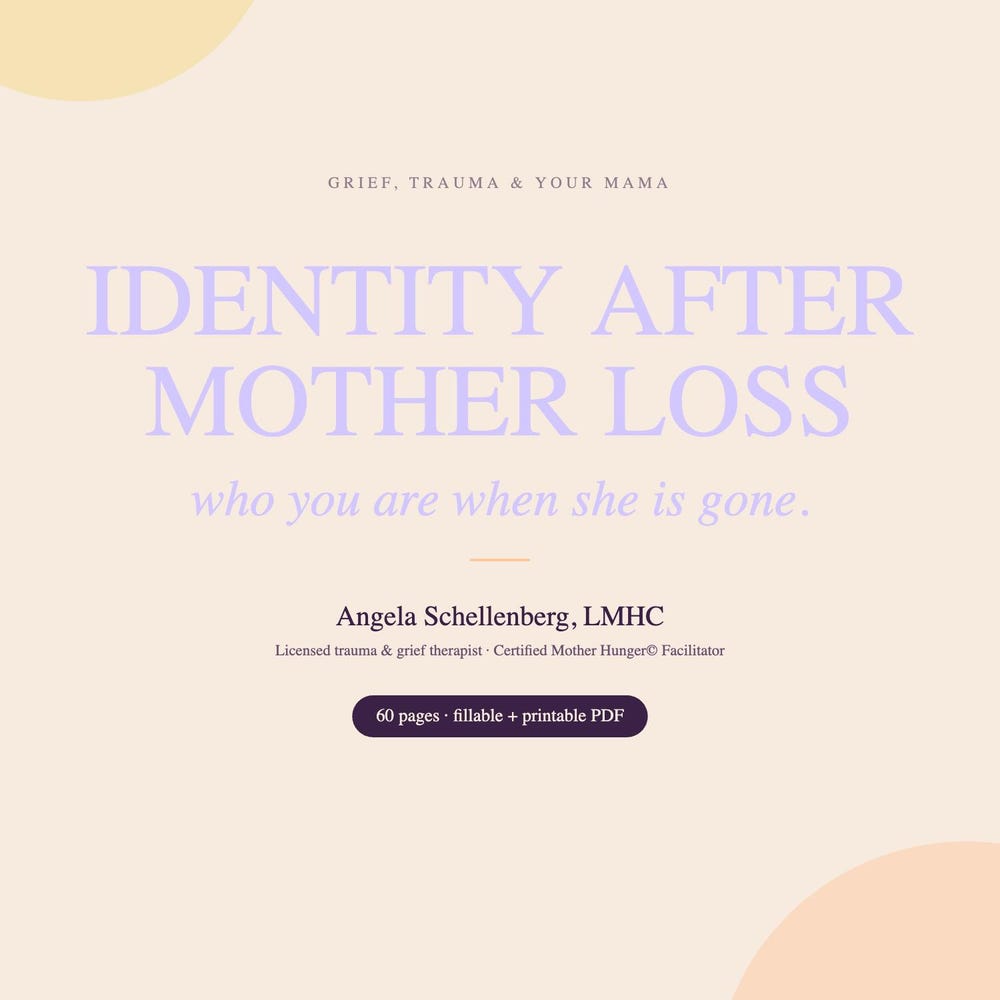 Identity After Mother Loss Journal cover