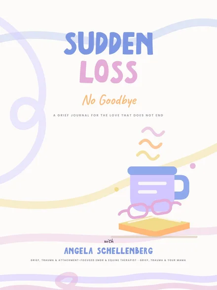 No Goodbye cover, a sudden loss grief journal